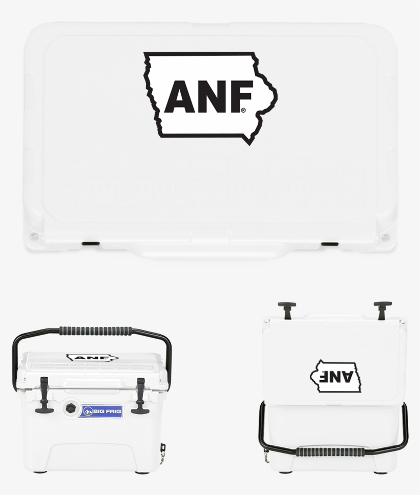 Iowa Hawkeyes Anf State Cooler Big Frig Shop Png Anf - Big Frig Denali 20 Qt Cooler - White, transparent png #4910872