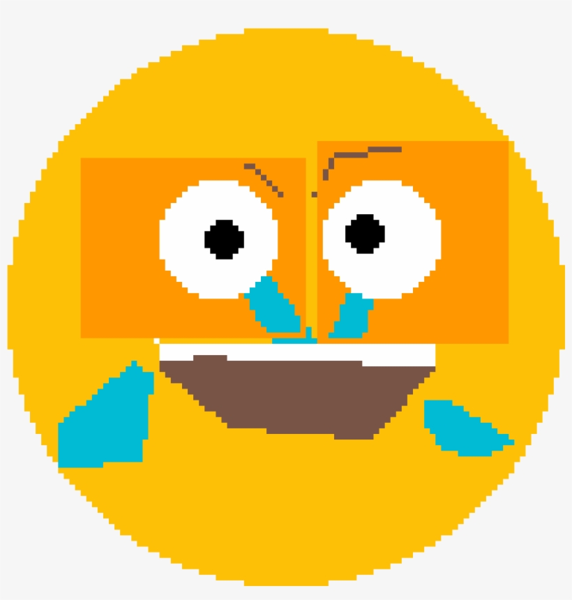 Sad Laughing Emoji - Now Designs Hemstitch Cotton Napkins, Bulk Set, transparent png #4911228