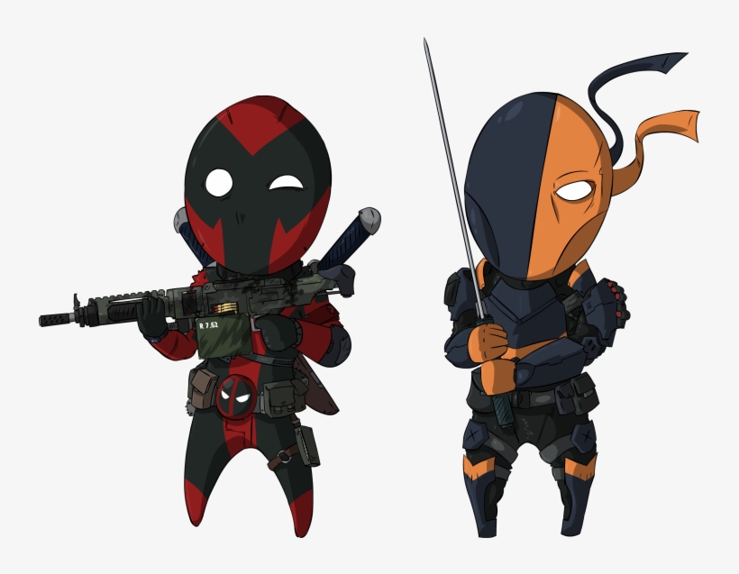 Deadpool Deathstroke - Deadpool And Deathstroke And Deadshot, transparent png #4911641