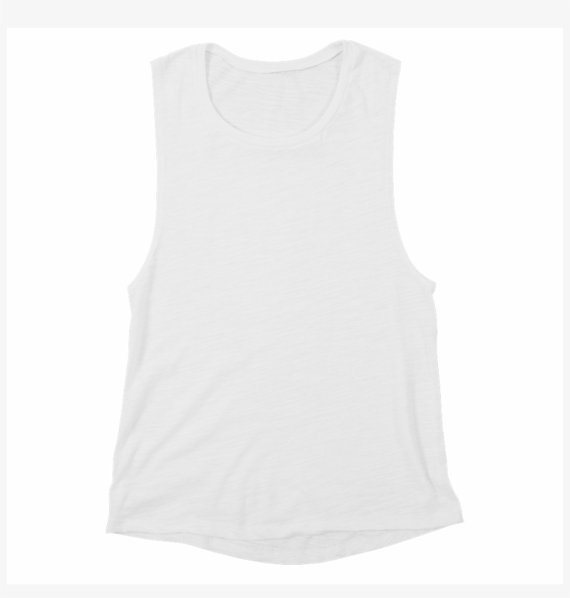 Women's Custom Printed Muscle Tank - Black Muscle Tank Png, transparent png #4911645