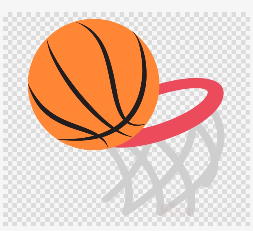 Basketball Emoji Clipart Basketball Backboard Canestro - Transparent Basketball Emoji, transparent png #4911888