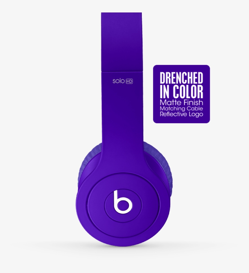 Beats Solo Hd - Purple Beats By Dre Solo Hd, transparent png #4912410