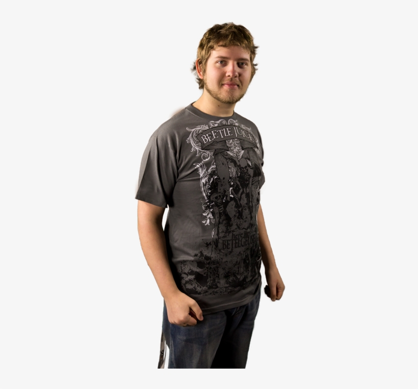 Here Lies Beetlejuice Male T-shirt - Beetlejuice, transparent png #4912775