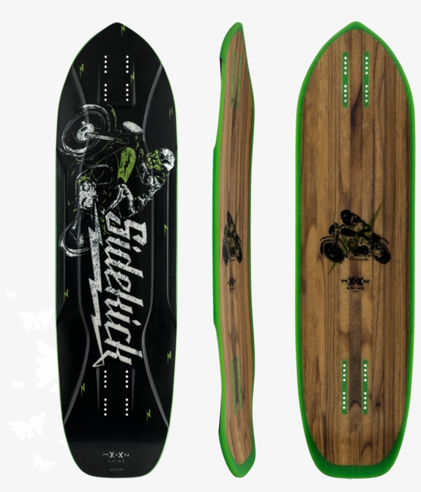 Moonshine Mfg 2018 Sidekick Longboard Skateboard Deck - Moonshine Sidekick, transparent png #4912880