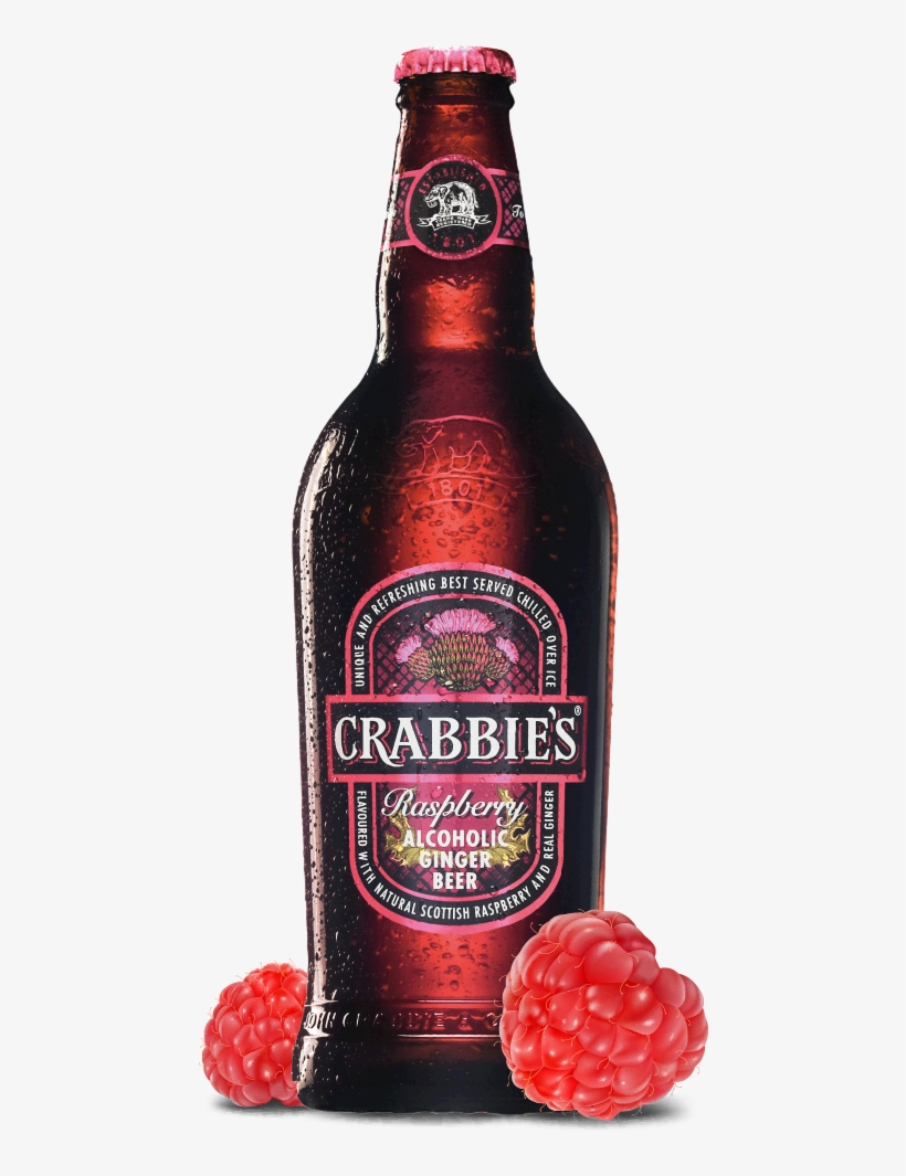 Scottish Raspberry Bottle - Crabbies Orange Ginger Beer - 16.9 Fl Oz Bottle, transparent png #4912991