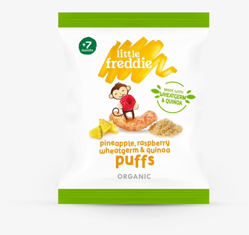 Pineapple, Raspberry, Wheatgerm & Quinoa Puffs - Convenience Food, transparent png #4913553