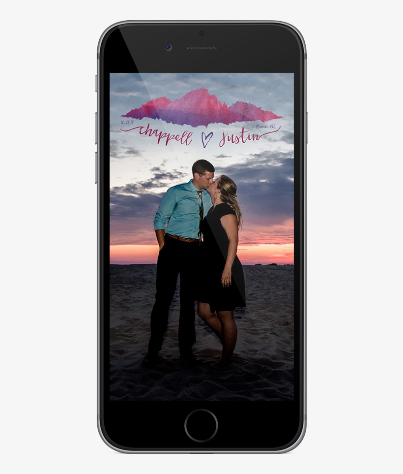 Snapchat-mock - Smartphone, transparent png #4913554