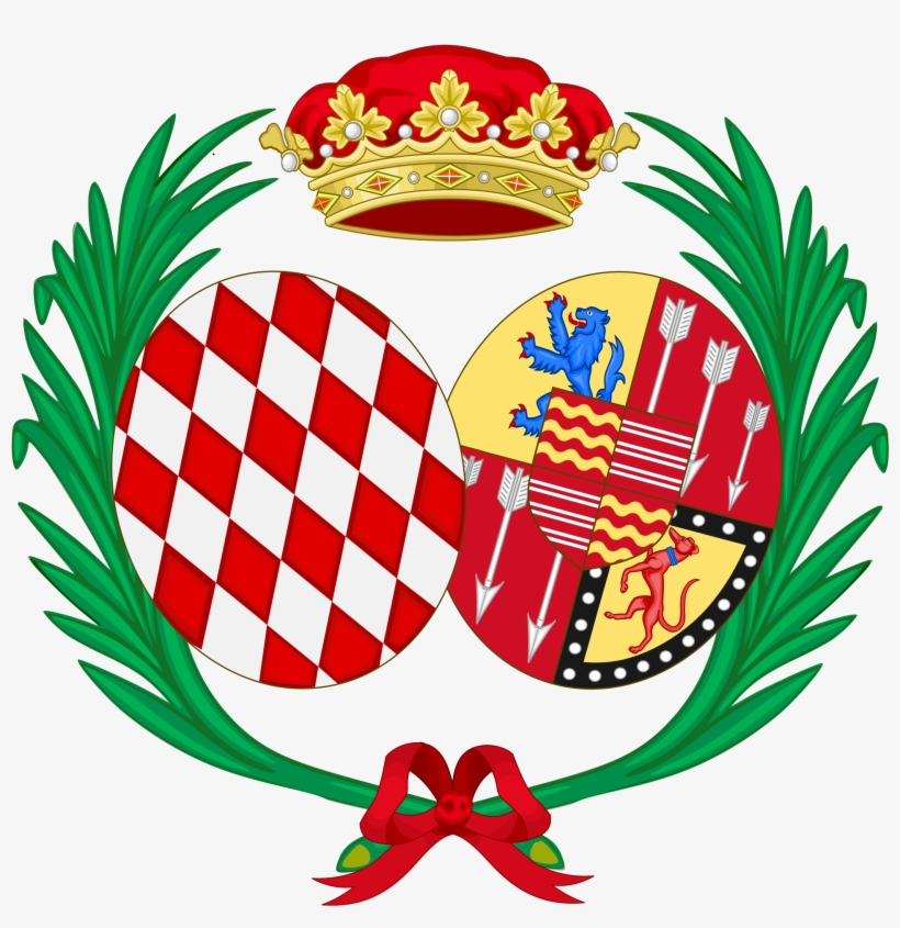 Coat Of Arms Of Catherine Charlotte, Princess Of Monaco - Charles Iii, Prince Of Monaco, transparent png #4913878