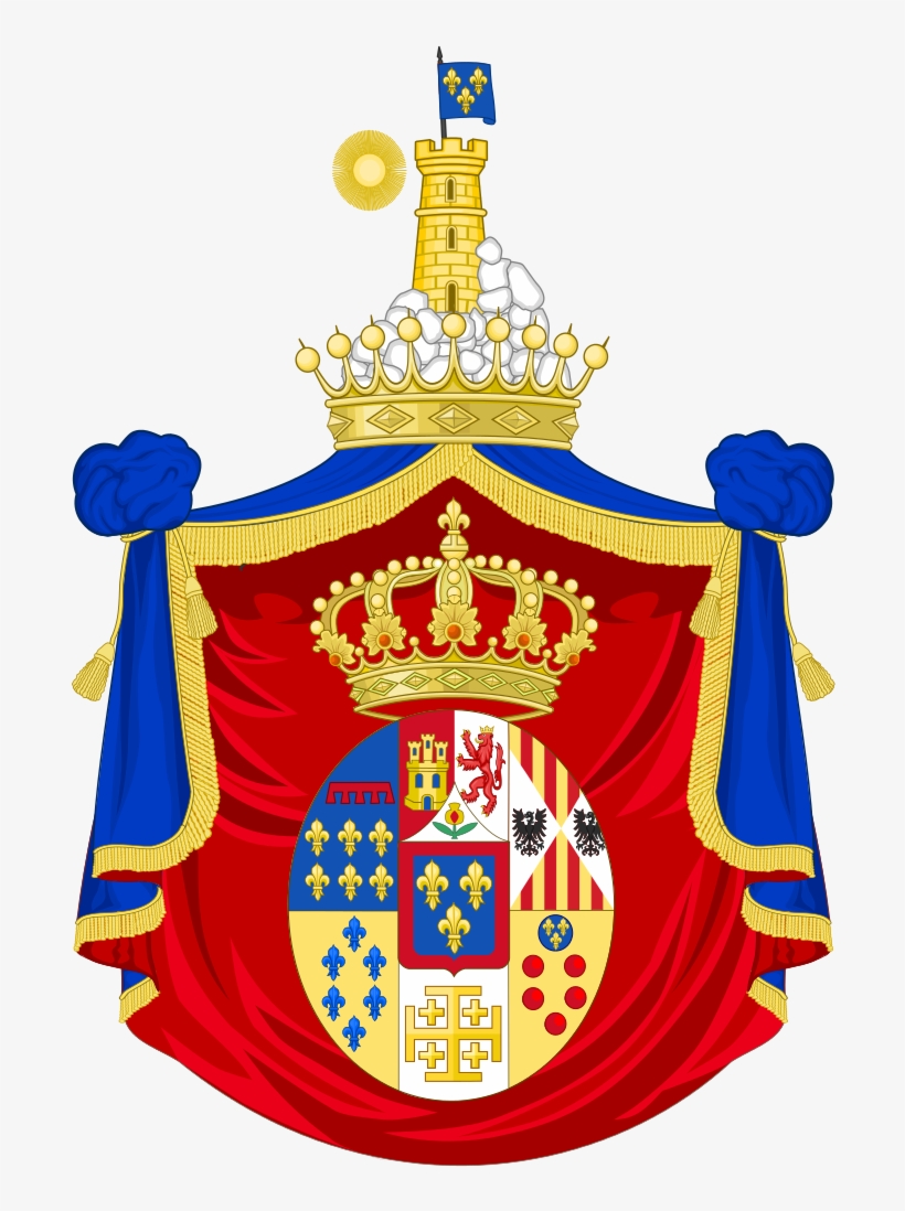 Coat Of Arms Of Prince Alfonso, Count Of Caserta - Count Coat Of Arms, transparent png #4914009