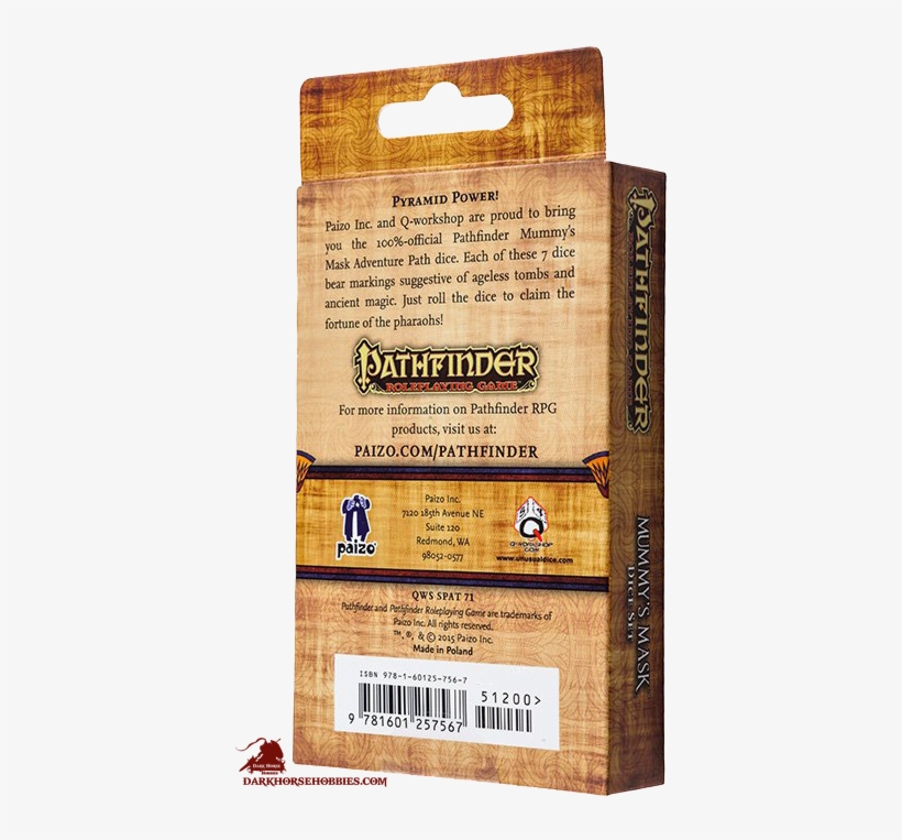 Mummy's Mask Polyhedral Dice Set, transparent png #4914385