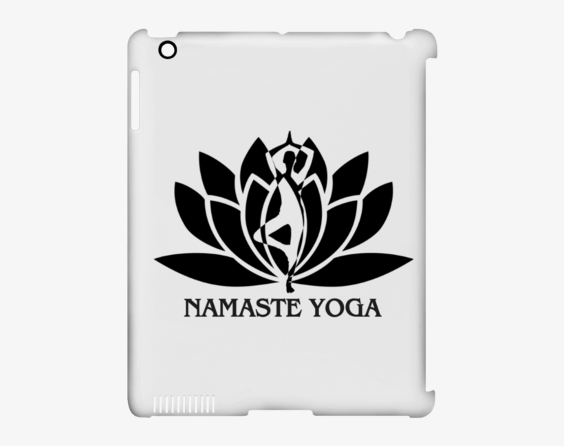 Namaste Yoga Ipad Clip Case - Zen Lotus, transparent png #4915267