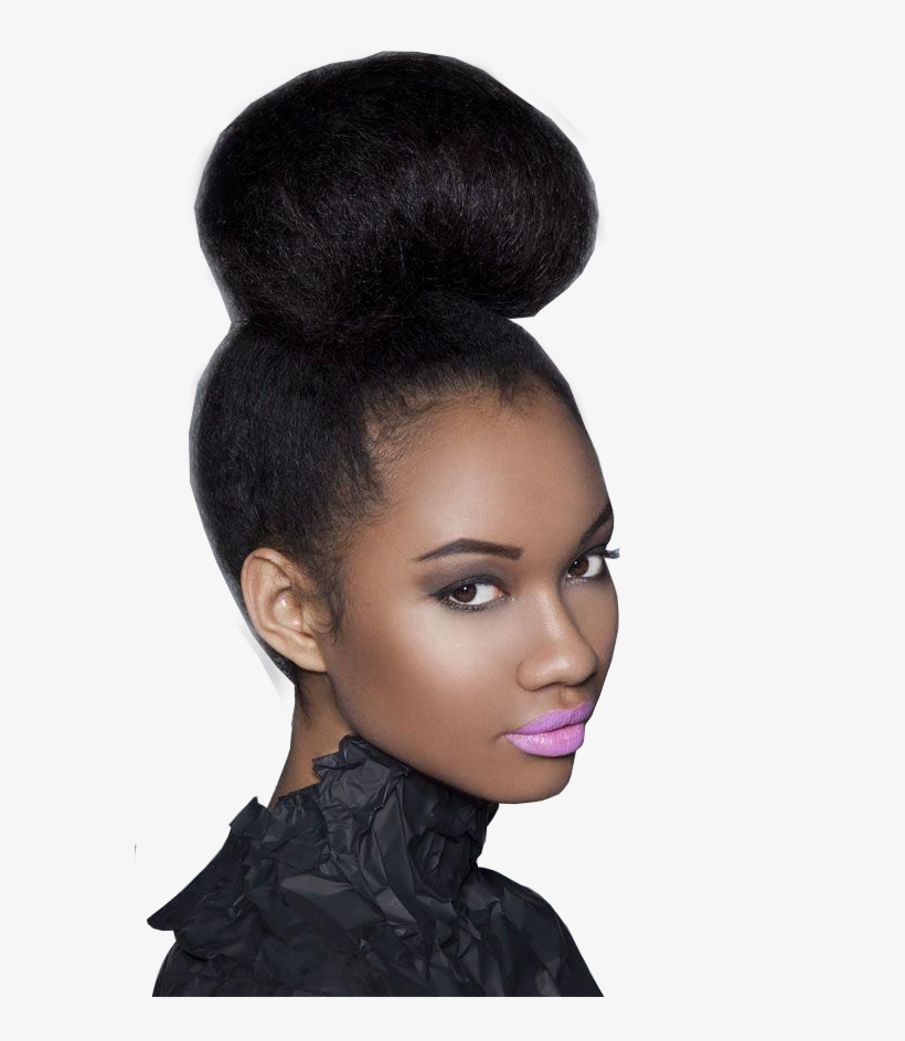 Discover The Carlyclip - African American Bun Hairstyle, transparent png #4915628