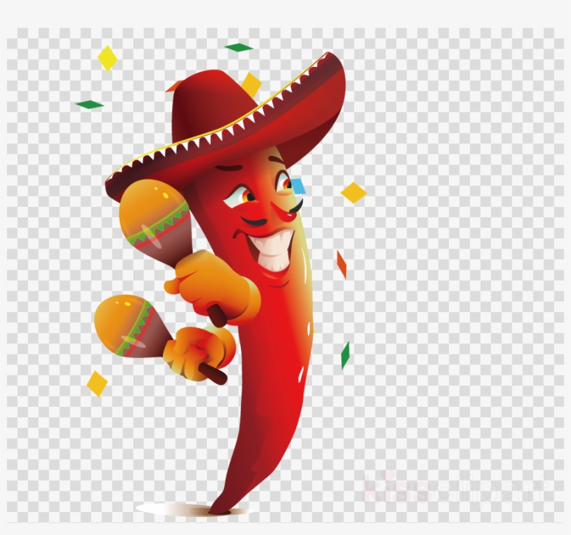 Comida Mexicana Animada Png Clipart Drawing - Simply Daisy 16 Inch X 16 Inch Gingham Check Geometric, transparent png #4915675