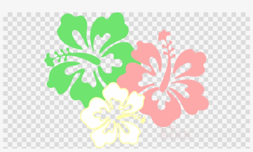 Hawaii Flower Clipart Hawaii Flower Clip Art - Green Clipart Flower, transparent png #4915885
