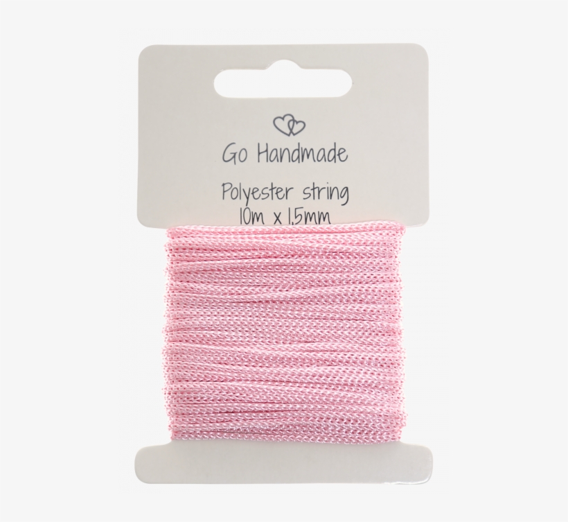 Pink Polyester String - Polyester, transparent png #4916340