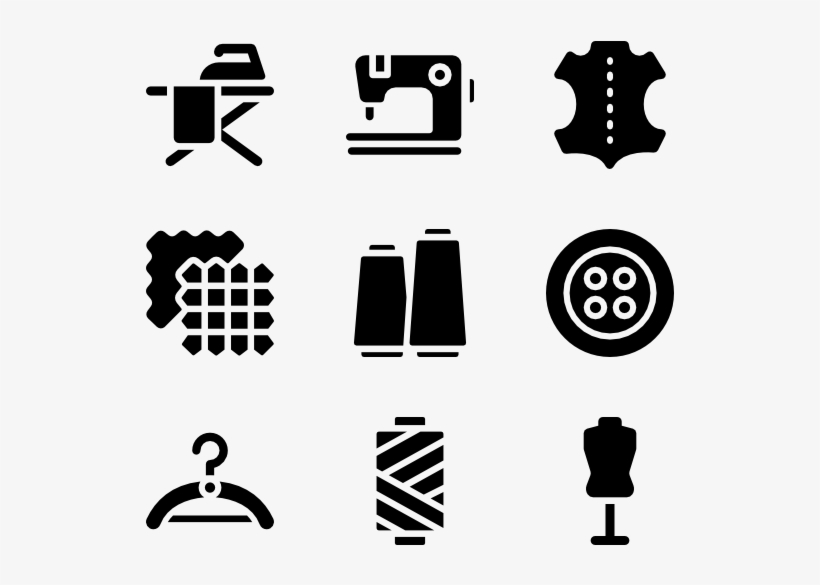 Filled Needlework And Sewing - Thread Icons, transparent png #4916658