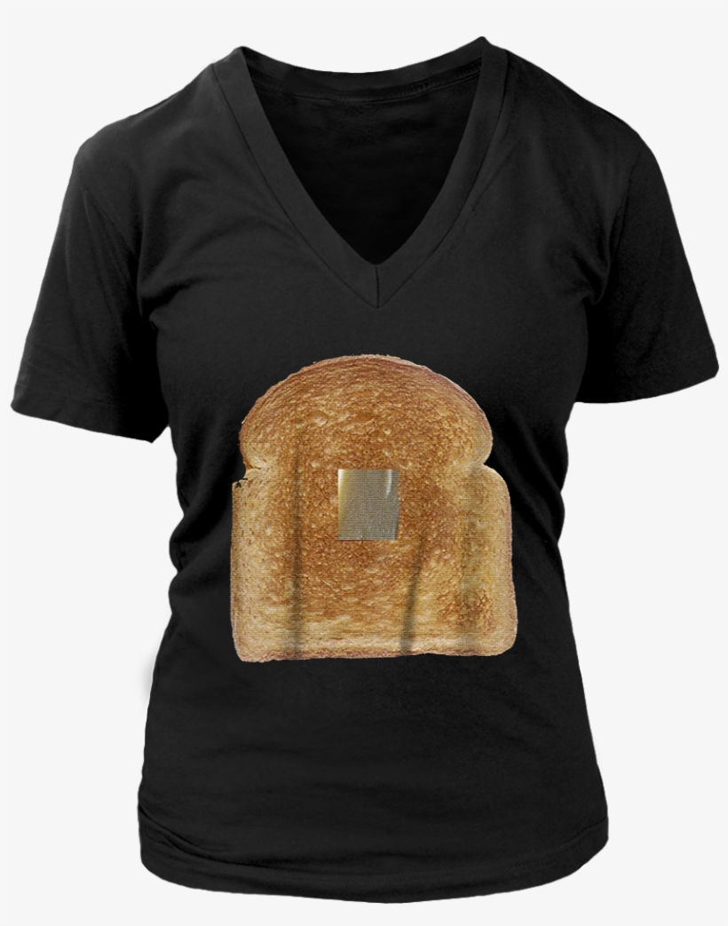 Toast With Butter Costume Funny Gag Gift T-shirt Teefig - T-shirt, transparent png #4916659