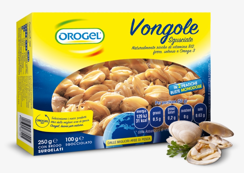 Shelled Clams - Orogel, transparent png #4917644