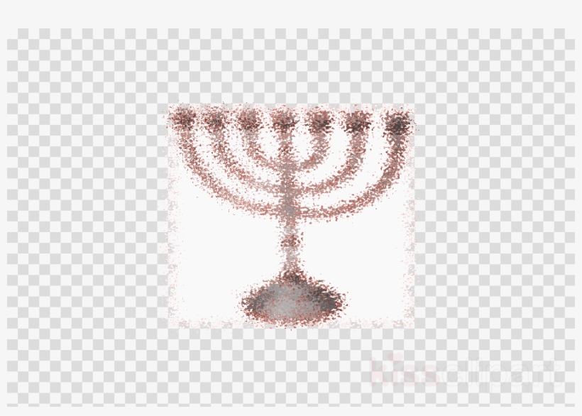 Menorah Clipart Temple In Jerusalem Menorah Judaism - Red Check Deli Restaurant Paper Wrap Basket Liner 1000, transparent png #4918562