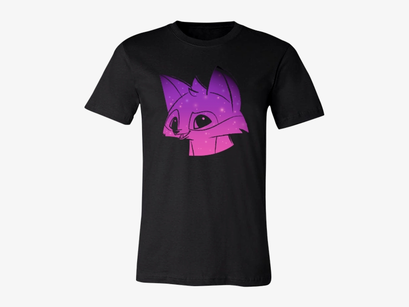 Starry Sky Fox T-shirt, transparent png #4918754