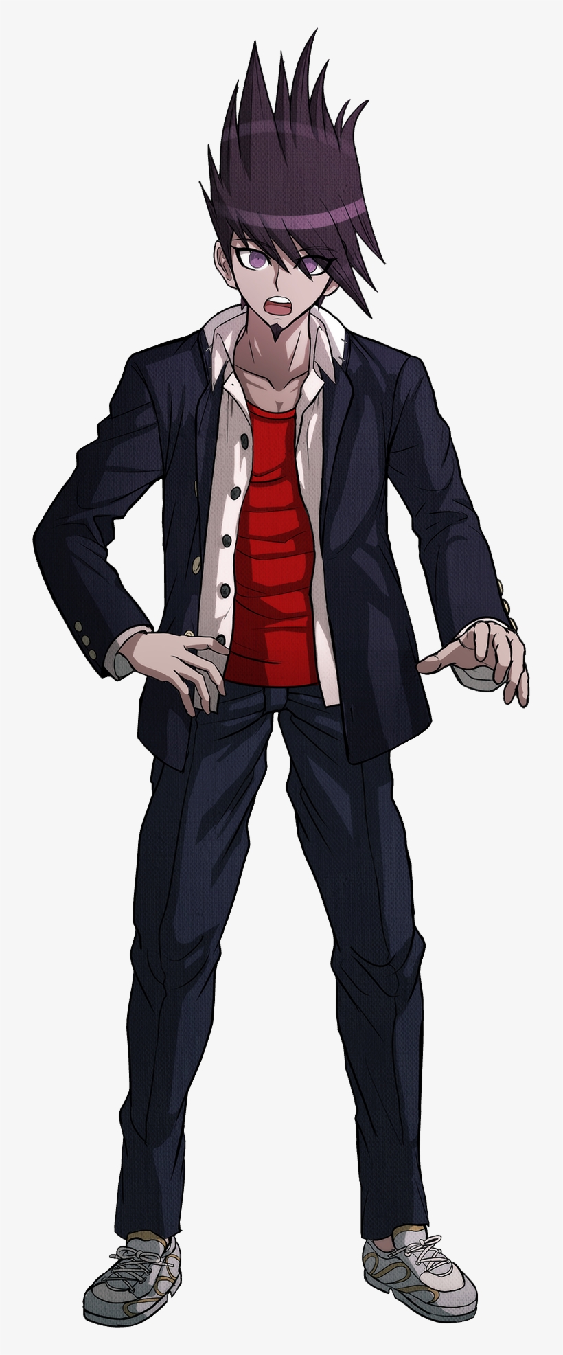 Danganronpa V3 Kaito Momota Fullbody Sprite (5) - Anime, transparent png #4918906