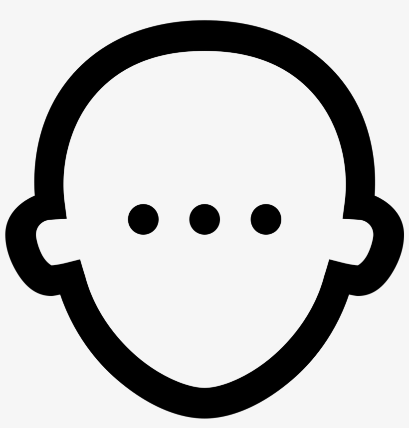 There Is An Outline Shaped Like A Face - Learning Icon, transparent png #4919627