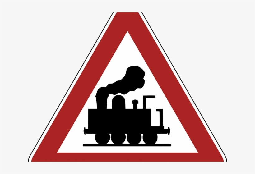Railroad Tracks Clipart Train Station Sign Level Crossing Free Transparent Png Download Pngkey