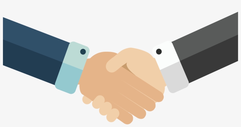 Company Service Cooperation Transprent - Shake Hand Vector Png, transparent png #4922379