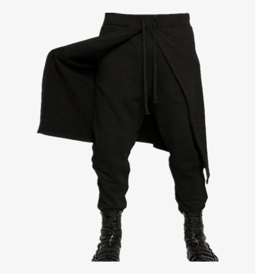 Harem Pants - Blxck - Mens Skirt Pants, transparent png #4923357