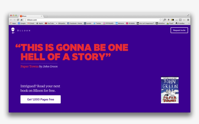 Blloon - Paper Towns (paperback, Re-issue), transparent png #4924247