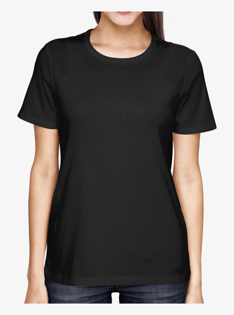 Dhaporshankh Girls Tee Girls Tees, Cool T Shirts, Shirt - Black Tees Blank Girl, transparent png #4924367
