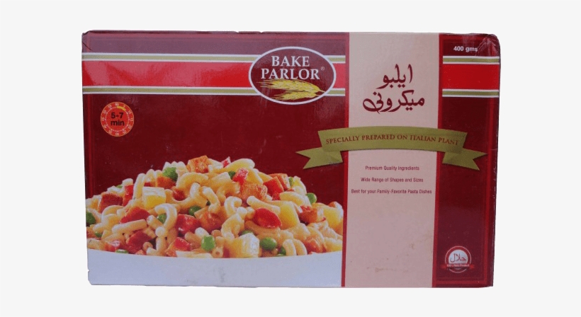 Bake Parlor Elbow Macaroni 400 Gm - Bake Parlor, transparent png #4924430