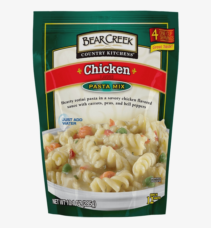 Chicken Pasta Mix - Bear Creek Chicken Vegetable Pasta Mix - 10.1 Oz Pouch, transparent png #4924750