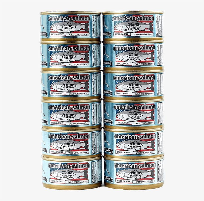 American Salmon Coho 6oz Pack Free Shipping - Caffeinated Drink, transparent png #4925554