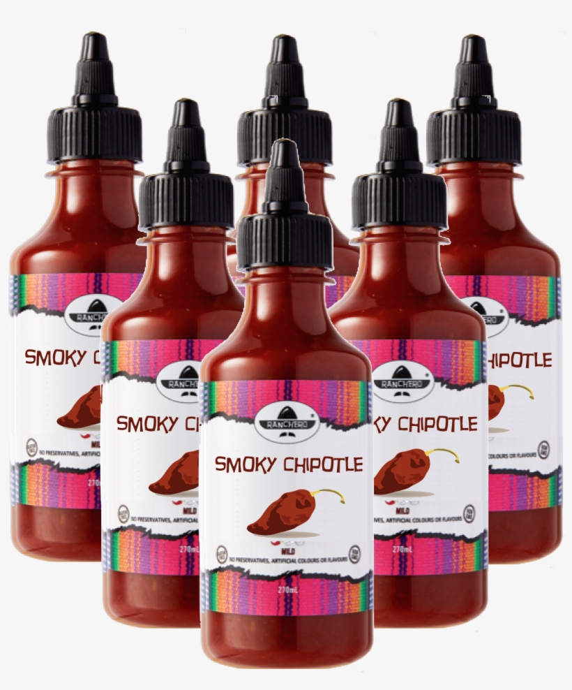 6x Smoky Chipotle Sauce Free Shipping - Ranchero Smokey Chipotle Sauce 270g, transparent png #4925743