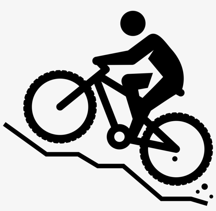 Mountain Bike Tire Png Jpg Free Stock - Mountain Biking Png, transparent png #4926101
