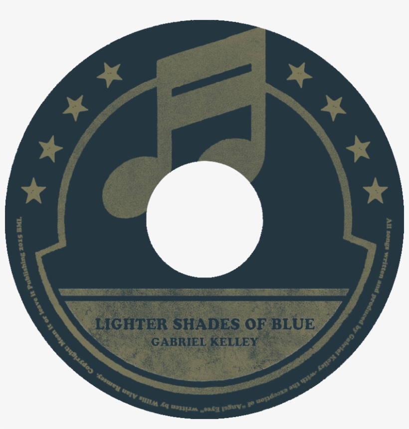 Lightershadesofblue Cdface - Circle, transparent png #4926798