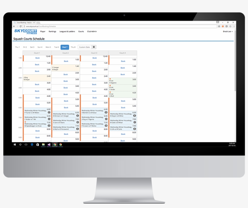 Computer Monitor Showing The Schedule For A Group Of - قالب رایگان وردپرس فروشگاهی, transparent png #4926872