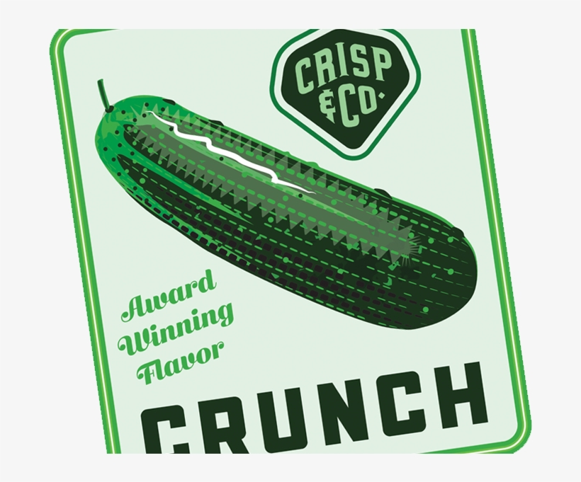 Crisp And Co Pickle Dill Green Crunch Vintage Pickles - Momordica Charantia, transparent png #4927073