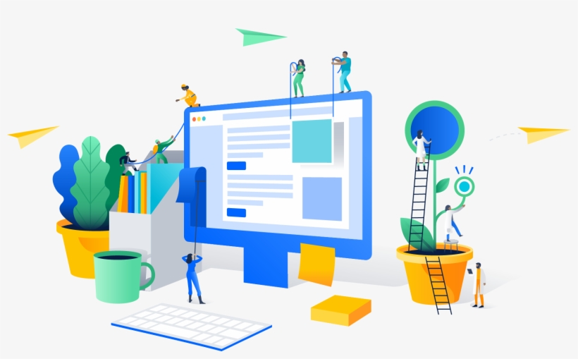 Website Development Auckland - Design System Illustration, transparent png #4928937