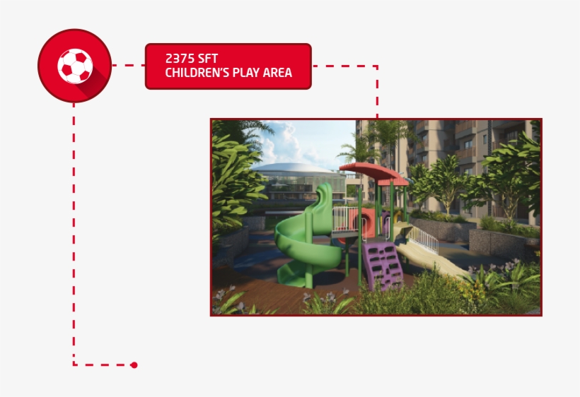 Lawn & Seating Children's Play Area - Apartment, transparent png #4929007