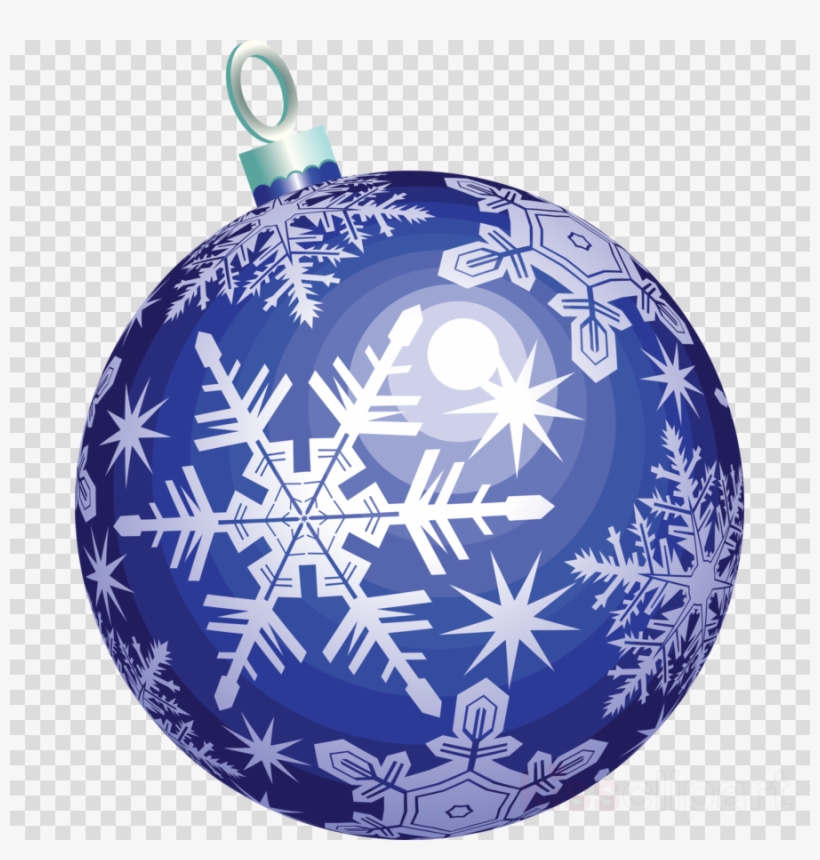 Blue Christmas Ball Png Clipart Christmas Ornament - Transparent Background Christmas Ball Clipart, transparent png #4929089