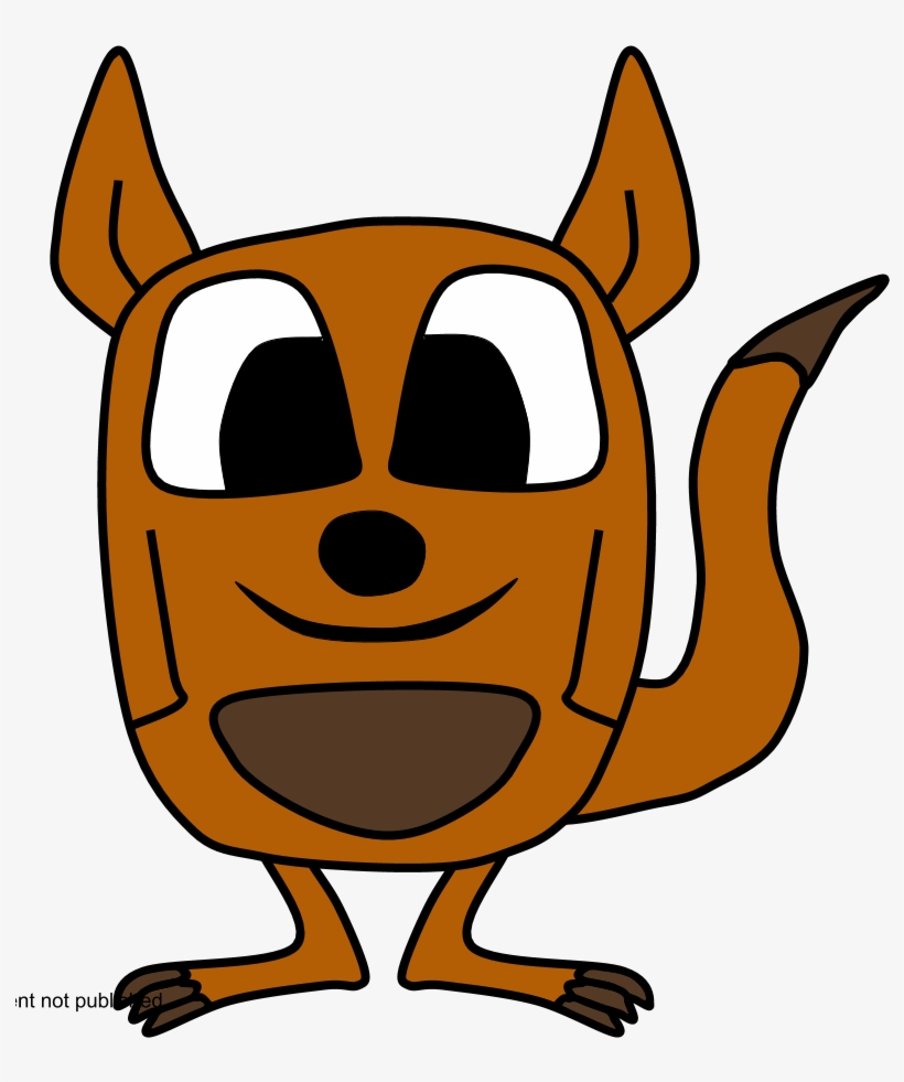 Kangaroo, Big Eyes, Cartoon Animal - Cartoon, transparent png #4929824