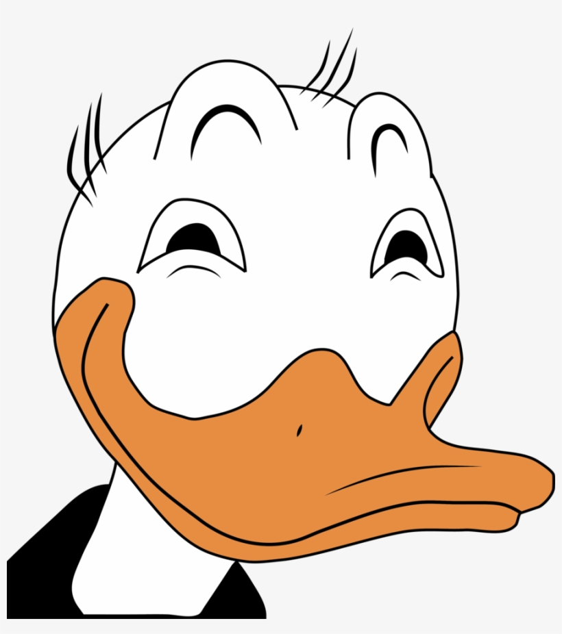 Donald Art Face Transprent - Donald Duck Face, transparent png #4930868