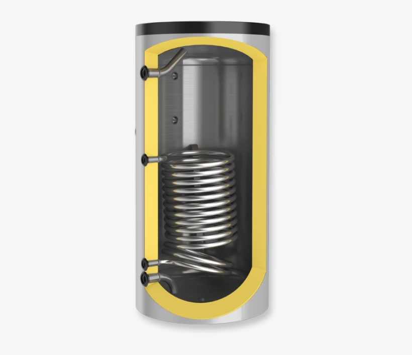 Buffer Tank 300 L, One Heat Exchanger, Non-enamelled - Buffer Tank Heat Exchanger, transparent png #4931081