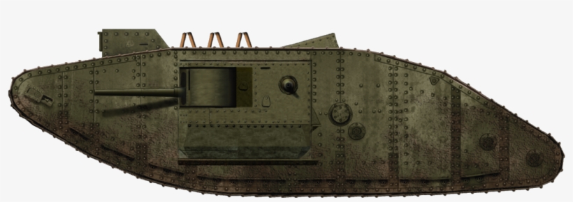 This Is A Male Mark Iii Tank They Were Armed With The - Mark 3 Tank Ww1, transparent png #4931773