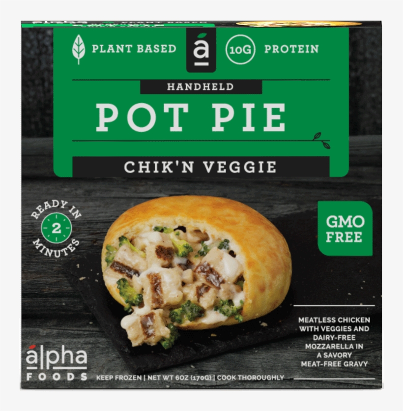 Chik'n Veggie - Alpha Foods Pot Pies, transparent png #4931947