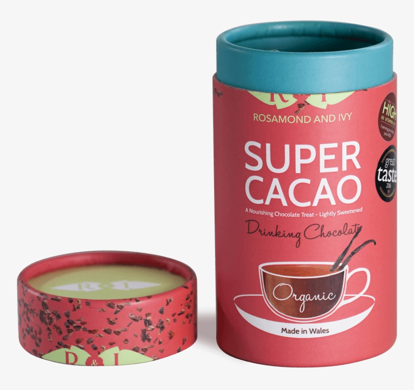 Rosamund & Ivy Super Cacoa Instant Hot Chocolate - Hot Chocolate, transparent png #4932609