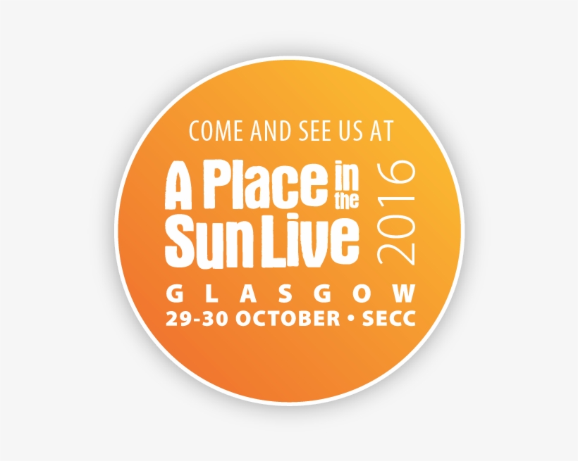 A Place In The Sun Glasgow Secc 29-30 October - Place In The Sun London, transparent png #4933168
