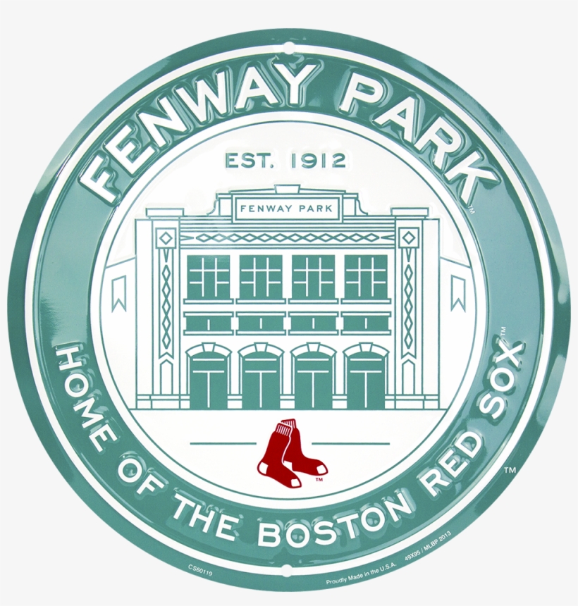 Fenway Park Home Of The Boston Red Sox Nostalgia Sign, transparent png #4933173